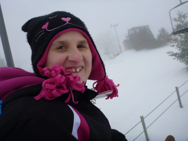 Rach on chairlift