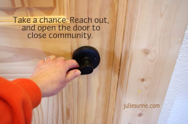 open the door to community
