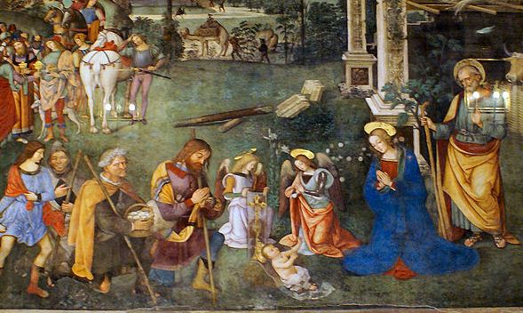 800px-Pinturicchio-spello-worshiping Christchild cropped