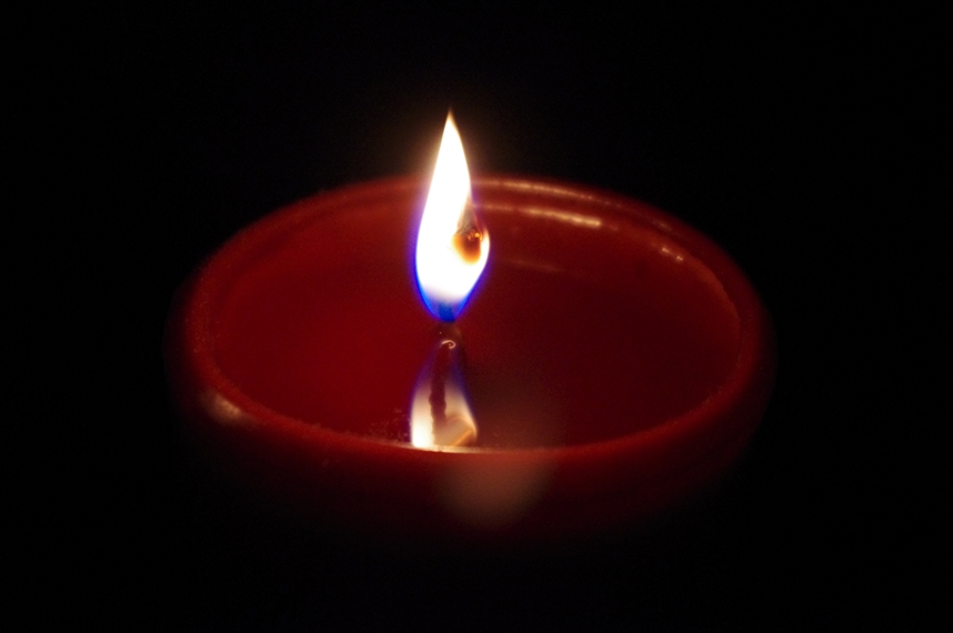 flickering candle - hope