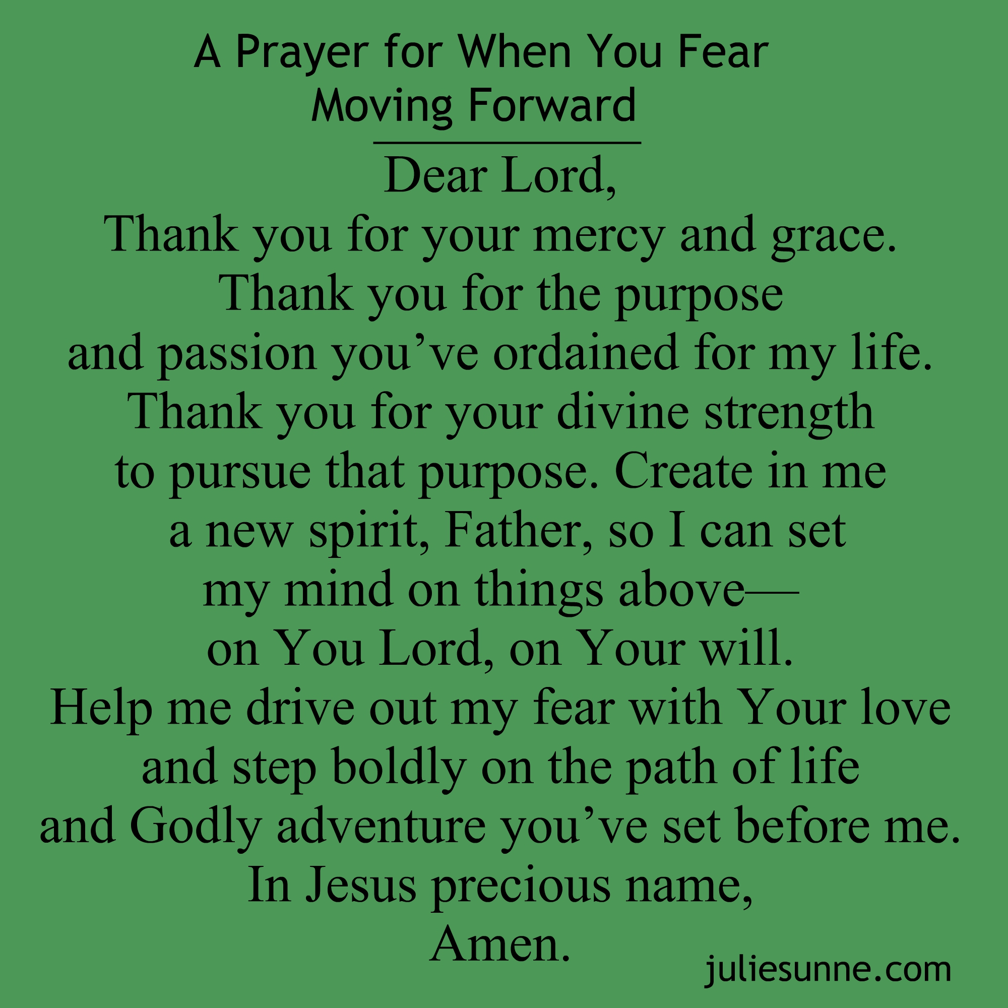 prayer_fear-moving-forward - Julie Sunne