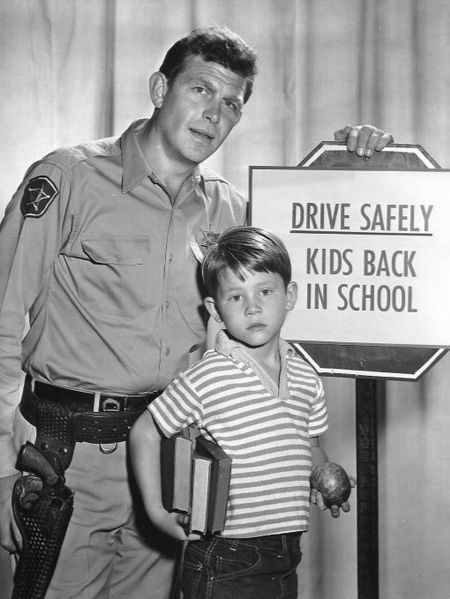 Andy Griffith Ron Howard Andy Griffith Show 1961 backtoschool