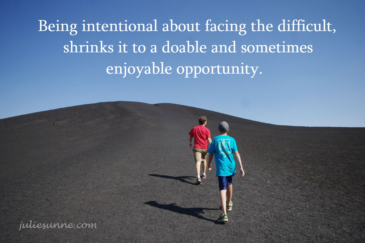 facing the difficult-