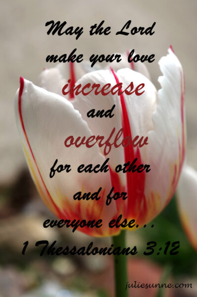 love increase and overflow