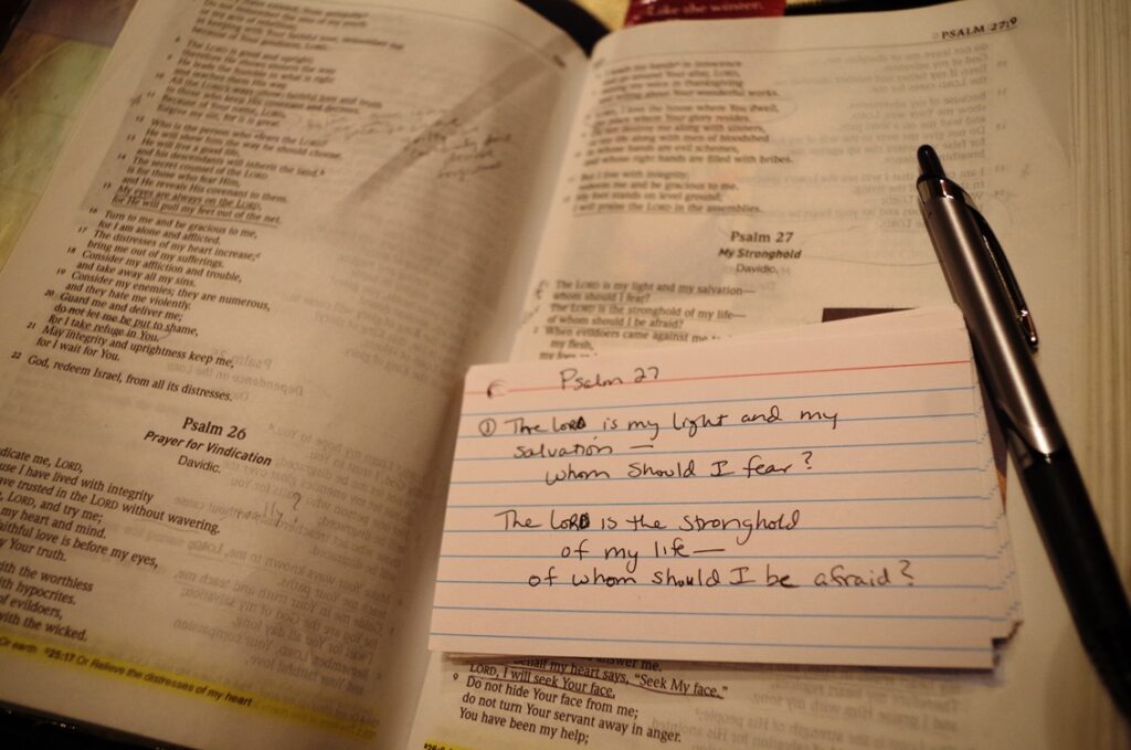 Scripture memorization: Psalm 27:1