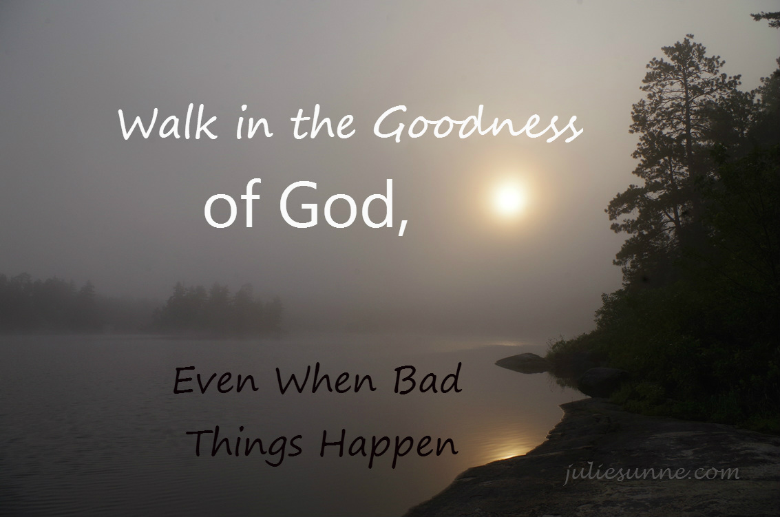 Walk In the Goodness of God, Even When Things Look Bad