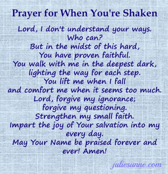 prayer for shaken