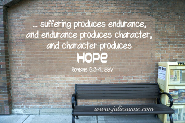 suffering in your life story brings about hope