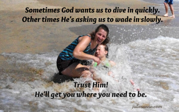 Dive deep or stay shallow: trust God