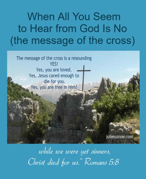 message of the cross- yes in christ