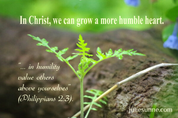 selfish to humble in Christ