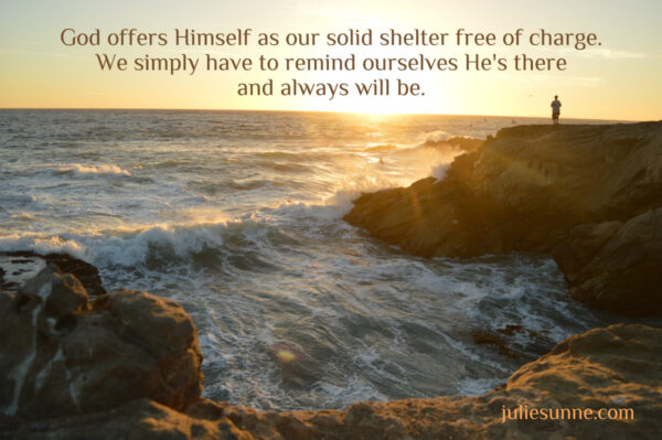 God is our solid shelter