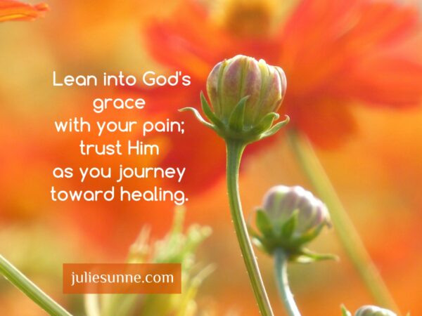 lean into God's grace