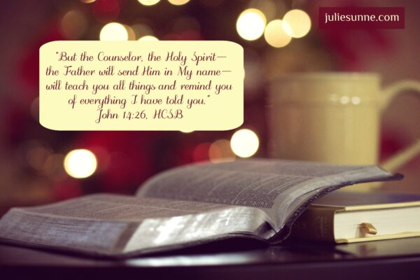 counselor holy spirit Jn14 26