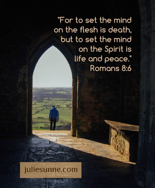 set mind on spirit Romans8 6
