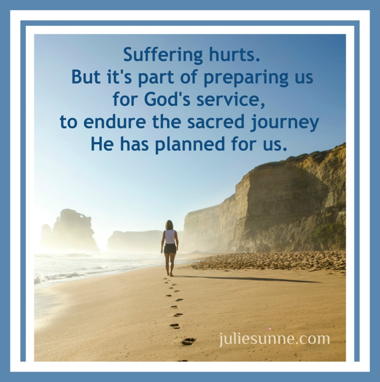Suffering hurts but has purpose on our sacred journey