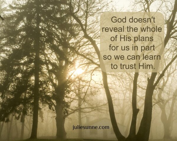 learn to trust God