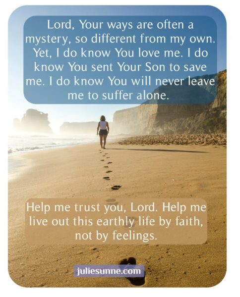 walk by faith not feelings prayer instagram 1