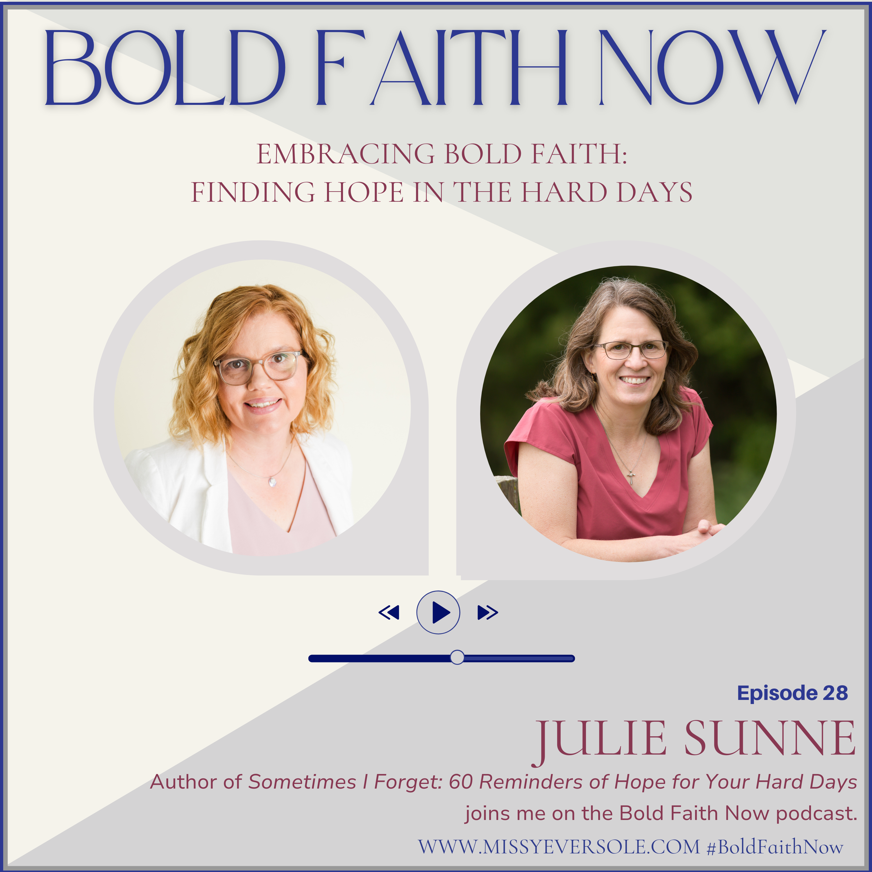 Embracing Bold Faith: Finding Hope in the Hard Days with Julie Sunne
