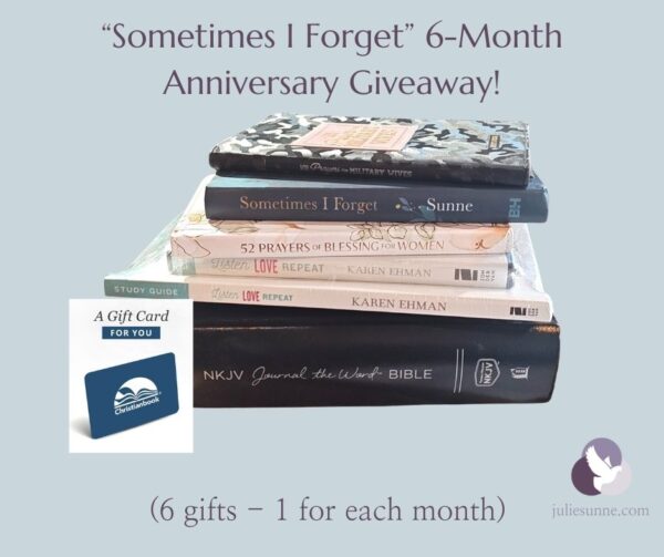 A gift - Sometimes I Forget 6-month giveaway