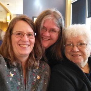 Julie, Sherri, Mom