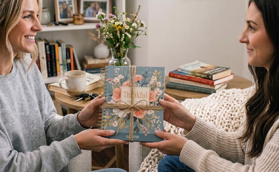 Thankful devotional and gratitude journal gift