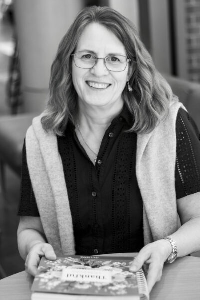 author and Thankful b&w